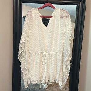 Women’s Flowy White Romper